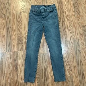 7 for all mankind faded gray/ black pants